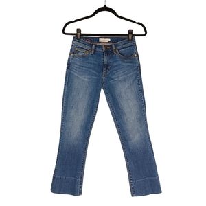 TORY BURCH Cats Meow Cropped Blue Jeans 23